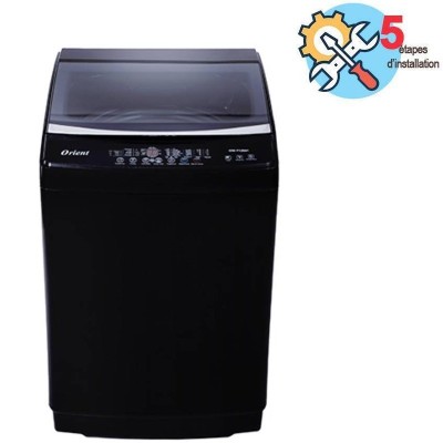 Lave linge Top ORIENT OW-T12B01 12kg - Noir