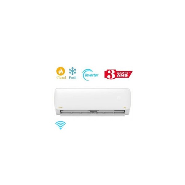 Climatiseur Condor Inverter Smart 18000 BTU Tropicalise Chaud/Froid - Blanc