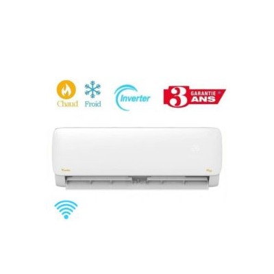 Climatiseur Condor Inverter 24000 BTU Tropicalise Chaud/Froid -Blanc