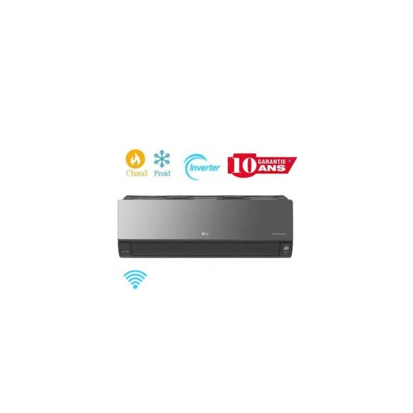 Climatiseur Dual Inverter LG 18000BTU Chaud Froid ARTCOOL Mirror WiFi - Garantie 3ans