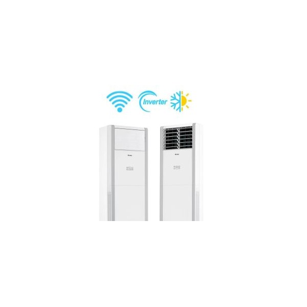 Climatiseur Armoire Inverter GREE 48000 BTU Chaud Froid Smart -Blanc